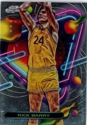 2023-24 Topps Chrome Cosmic Base Set Rick Barry #123 card