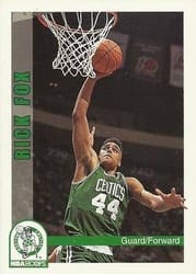 1992-93 Hoops Base Set Rick Fox #13 card