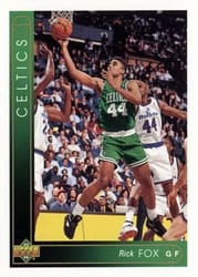 1993-94 Upper Deck Base Set Rick Fox #275 card