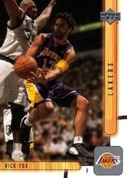 2001-02 Upper Deck Base Set Rick Fox #77 card