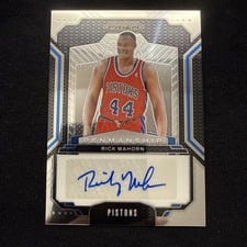 2021-22 Panini Prizm Penmanship Rick Mahorn #PM-RMH card
