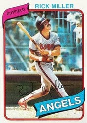 1980 Topps Base Set Rick Miller #48 card
