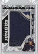 2024-25 Upper Deck Black Diamond Team Logo Jumbo Patch Puzzle - Blue Jackets Rick Nash #TL-RN card