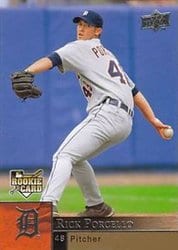 2009 Upper Deck Base Set Rick Porcello #945 card