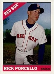 2015 Topps Heritage Base Set Rick Porcello #293 card