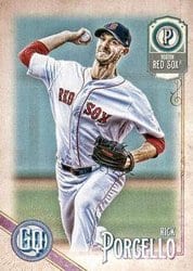 2018 Topps Gypsy Queen Base Set Rick Porcello #7 card