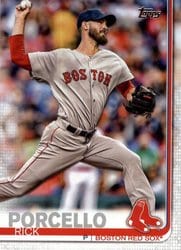 2019 Topps Base Set Rick Porcello #54 card