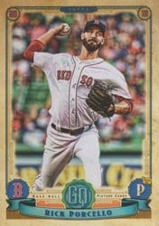 2019 Topps Gypsy Queen Base Set Rick Porcello #128 card