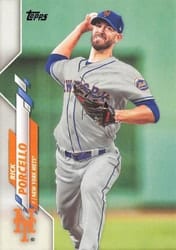 2020 Topps Base Set Rick Porcello #619 card