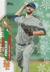 2020 Topps Holiday Base Set Rick Porcello #HW7 card