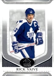 2020-21 SP Signature Edition Legends Base Set Rick Vaive #80