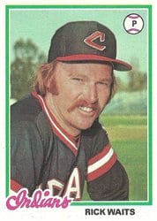 1978 Topps Base Set Rick Waits #37 card