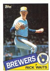 1985 Topps Base Set Rick Waits #59 card