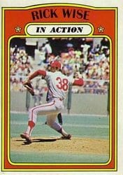 1972 Topps Base Set Rick Wise #44 card