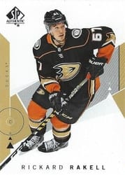 2018-19 SP Authentic Base Set Rickard Rakell #58 card