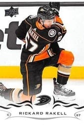 2018-19 Upper Deck Base Set Rickard Rakell #6 card