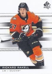 2019-20 SP Authentic Base Set Rickard Rakell #99 card