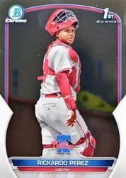 2023 Bowman Chrome Prospects Rickardo Perez #BCP-27 card