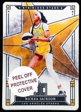 2025 Panini Impeccable WNBA Stainless Stars Rickea Jackson #8 card
