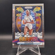 2025 Panini Prizm WNBA Groovy Rickea Jackson #6 card