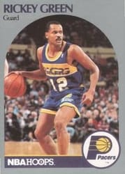 1990-91 Hoops Base Set Rickey Green #134 card