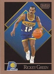1990-91 SkyBox Base Set Rickey Green #115 card