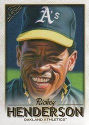 2018 Topps Gallery Base Set Rickey Henderson #129 card