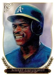 2018 Topps Gallery Hall of Fame Gallery Rickey Henderson #HOF-27 card