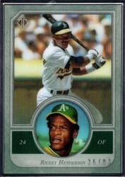 2018 Topps Transcendent Collection Base Rickey Henderson #36 card
