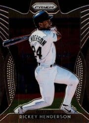 2019 Panini Prizm Base Set Rickey Henderson #241 card