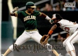2019 Stadium Club Base Set Rickey Henderson #132 card