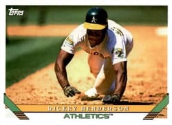 2019 Topps Archives Base Set Rickey Henderson #227 card