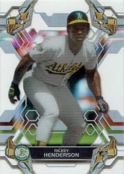 2019 Topps High Tek Base Set Rickey Henderson #47 card