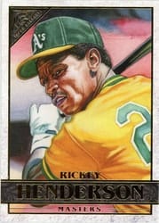 2020 Topps Gallery Base Set Rickey Henderson #170 card