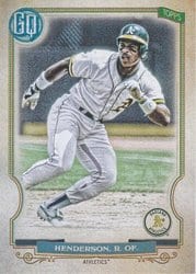 2020 Topps Gypsy Queen Base Set Rickey Henderson #316 card