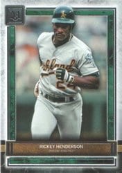 2020 Topps Museum Collection Base Set Rickey Henderson #63 card