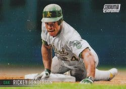 2021 Stadium Club Chrome Base Set Rickey Henderson #235 card