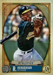 2021 Topps Gypsy Queen Base Set Rickey Henderson #315 card