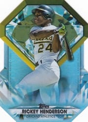 2022 Topps Diamond Greats Die-Cuts Rickey Henderson #DGDC-20 card