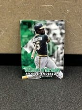 2022 Topps Welcome to the Show Autographs Rickey Henderson #WTTS-46 card