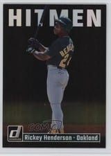2023 Donruss Hitmen Rickey Henderson #HM12 card