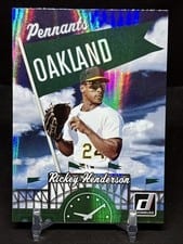 2023 Donruss Pennants Rickey Henderson #P17 card