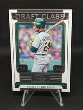 2024 Panini Three and Two Draft Class Rickey Henderson #31 card