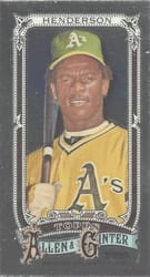 2025 Topps Allen & Ginter Mini Chrome Rickey Henderson #25 card