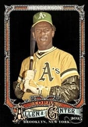 2025 Topps Allen & Ginter X Base Set Rickey Henderson #25 card
