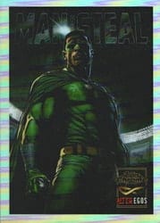 2025 Topps Chrome Update Alter Ego Superheroes Rickey Henderson #AE-1 card