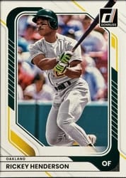 2026 Donruss Base Set Rickey Henderson #50 card