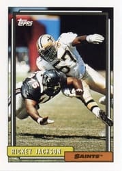 1992 Topps Base Set Rickey Jackson #155 card