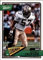 2018 Panini Classics Base Set Rickey Jackson #155 card