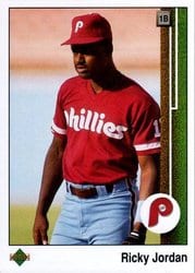 1989 Upper Deck Base Set Ricky Jordan #35 card